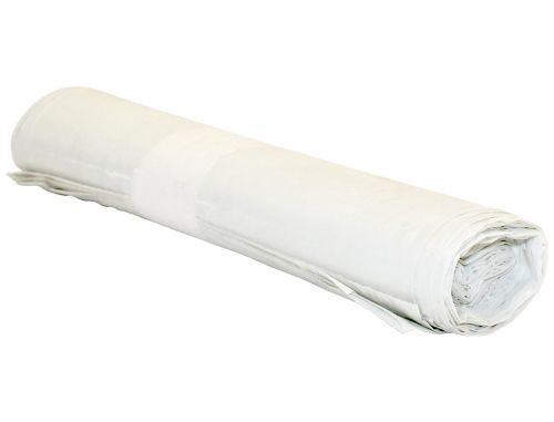 Saco de lixo industrial branco 85x105cm galga 110 rolo de 10 unidades , Branca , 59935 , 